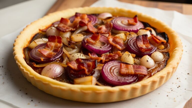 tarte flambée végane